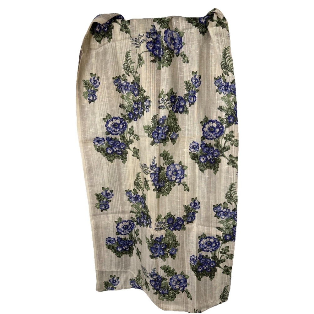 NEW VTG Purple Floral linen tablecloth handmade Made Eastern Europe 60x60"  93